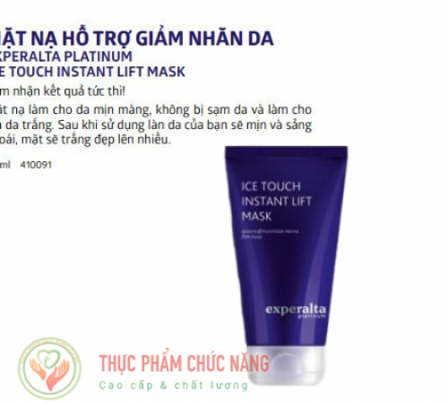 Mặt nạ hỗ trợ giảm nhăn da Experalta Platinum Ice Touch Instant Lift Mask